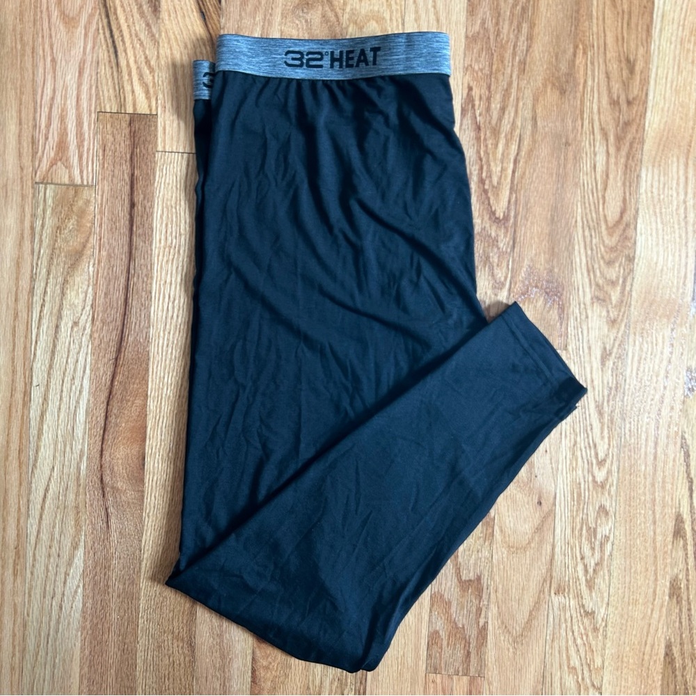 32 Degrees Heat Black Sport Leggings Mens XL